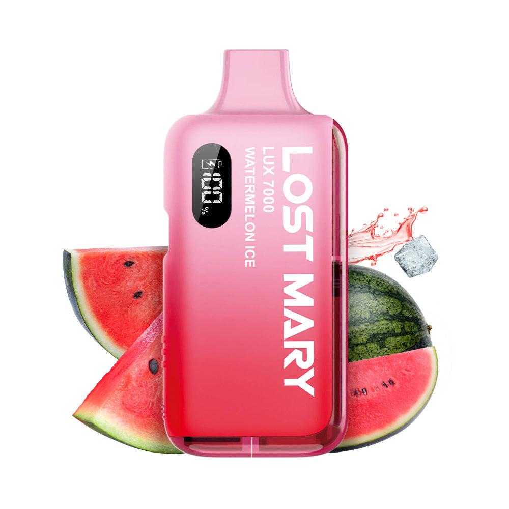 LOST MARY LUX7000 Vape Kit Watermelon Ice – Lost Mary LUX7000 Vape Kit Watermelon Ice, 20 mg/ml, bis zu 7000 Puffs