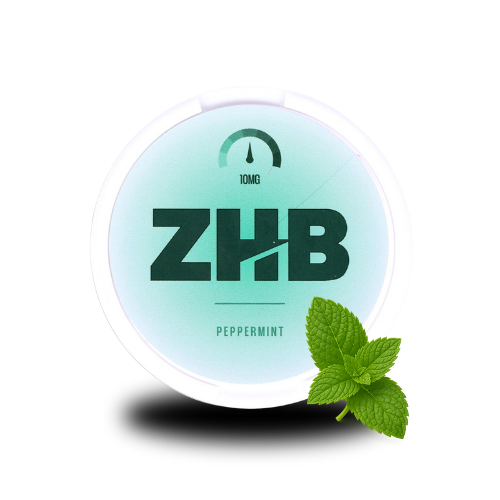 ZHB Snus Peppermint 10mg - ZHB Peppermint Nicotine Pouches