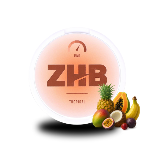 ZHB Snus Tropical 15mg - ZHB Tropical Nicotine Pouches
