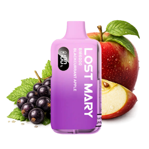 LOST MARY BM 6000 Vape Kit Blackcurrant Apple – Lost Mary BM6000 Vape Kit Blackcurrant Apple