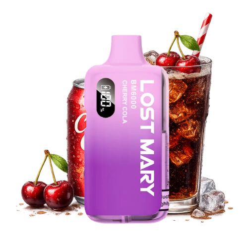 LOST MARY BM 6000 Vape Kit Cherry Cola – Lost Mary BM6000 Vape Kit Cherry Cola