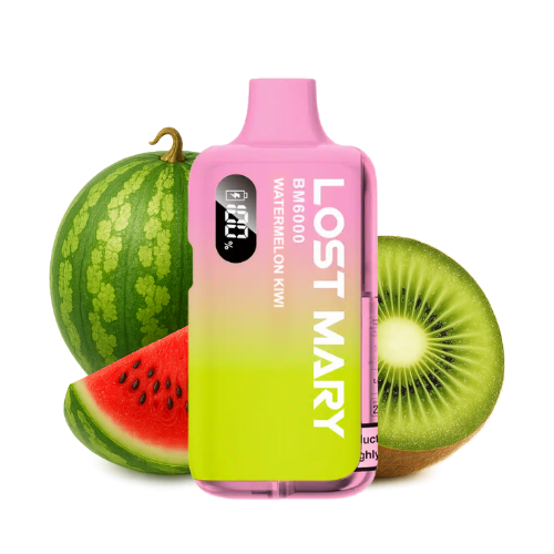 LOST MARY BM 6000 Vape Kit Watermelon Kiwi – Lost Mary BM6000 Vape Kit Watermelon Kiwi
