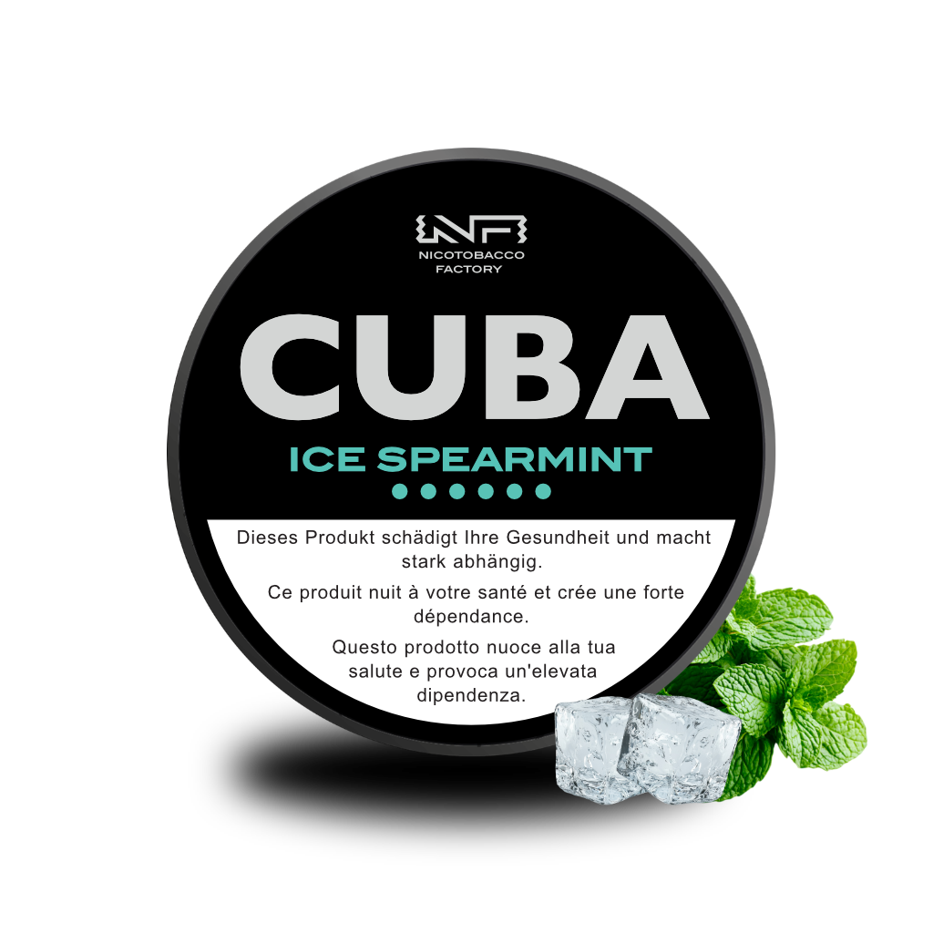 CUBA Black Ice Spearmint CUBA Nicopods Slim 66 mg/g