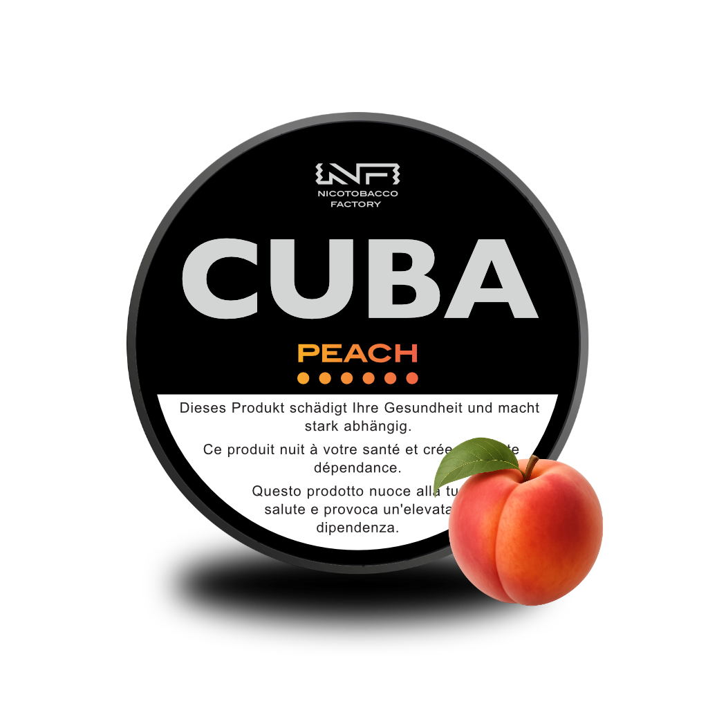 CUBA Black Peach CUBA Nicopods Slim 66 mg/g