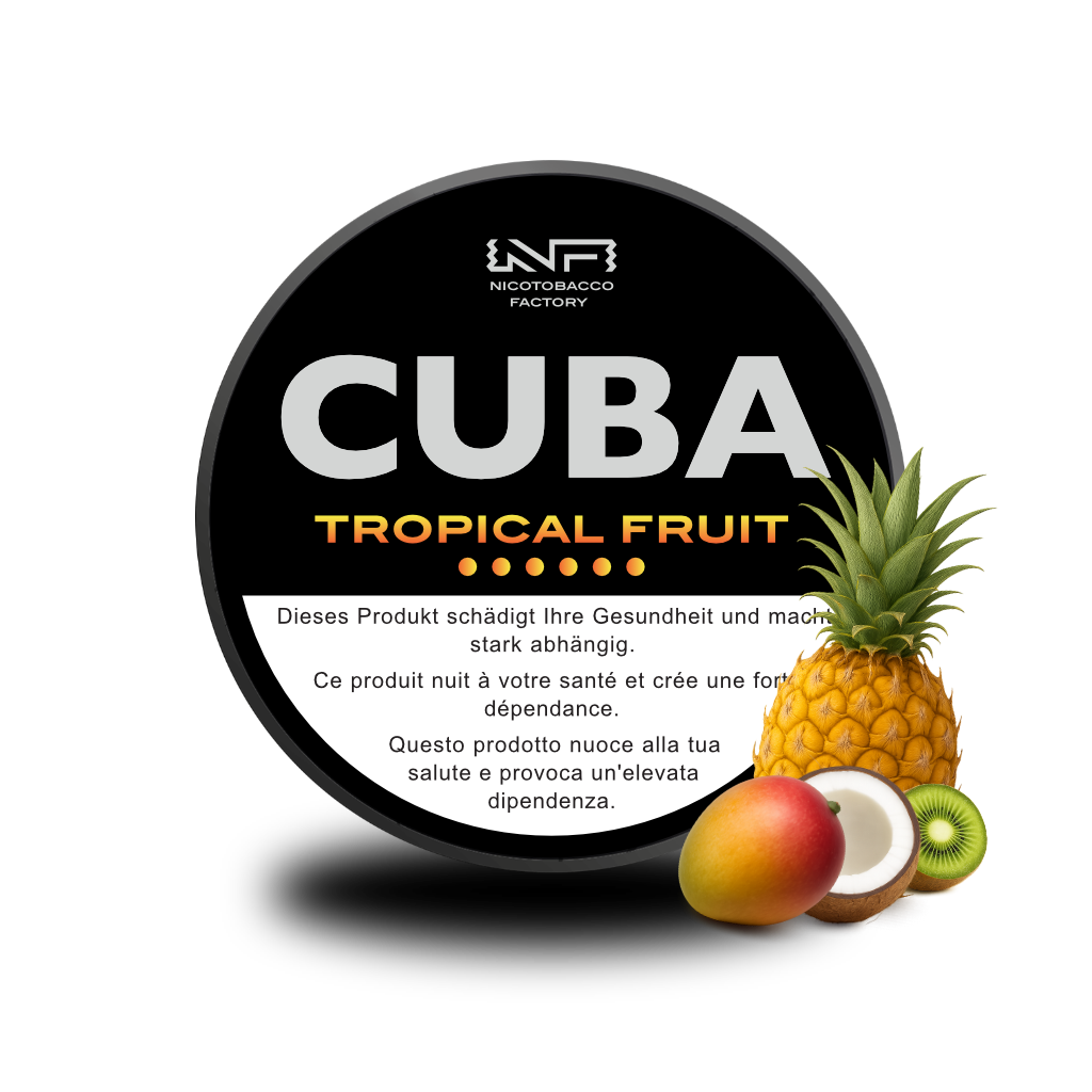 CUBA Black Tropical Fruit CUBA Nicopods Slim 66 mg/g