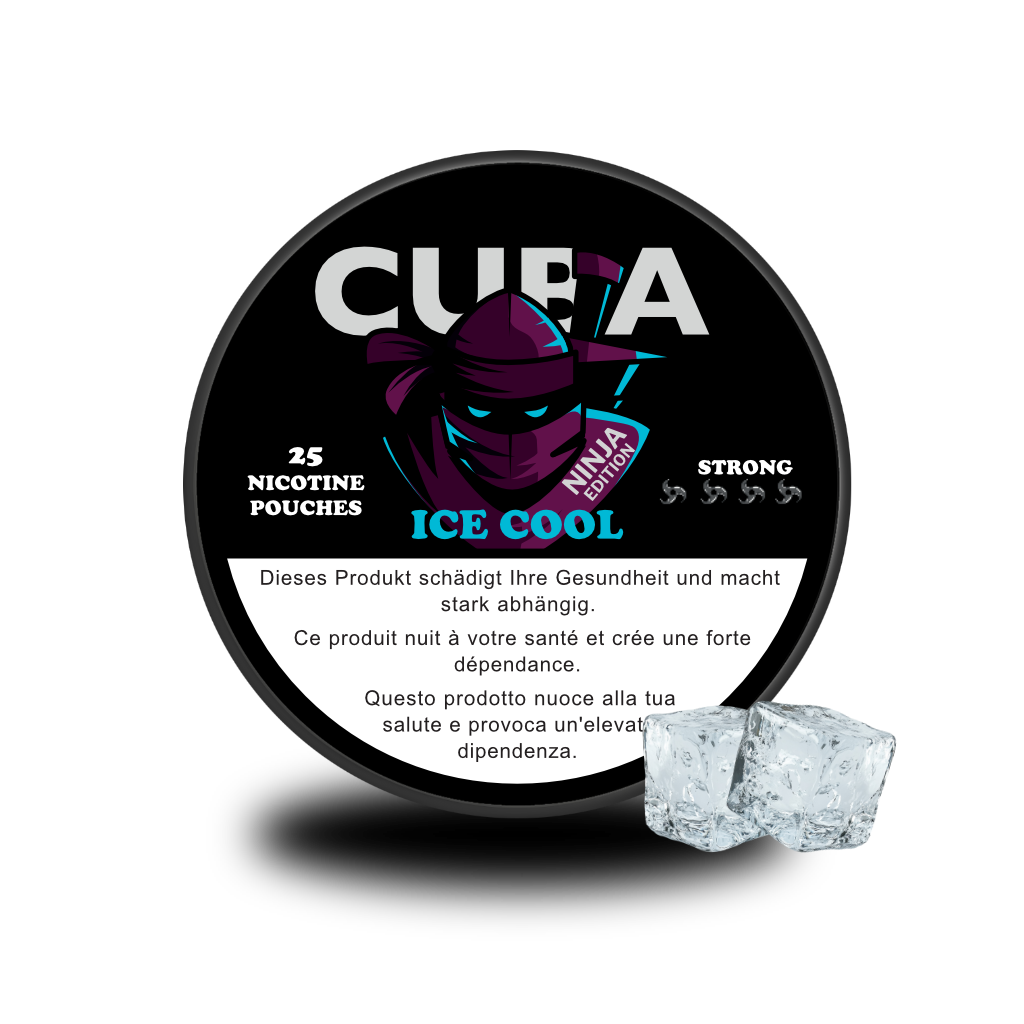 CUBA Ninja Ice Cool CUBA Nicopods Slim 30 mg/g