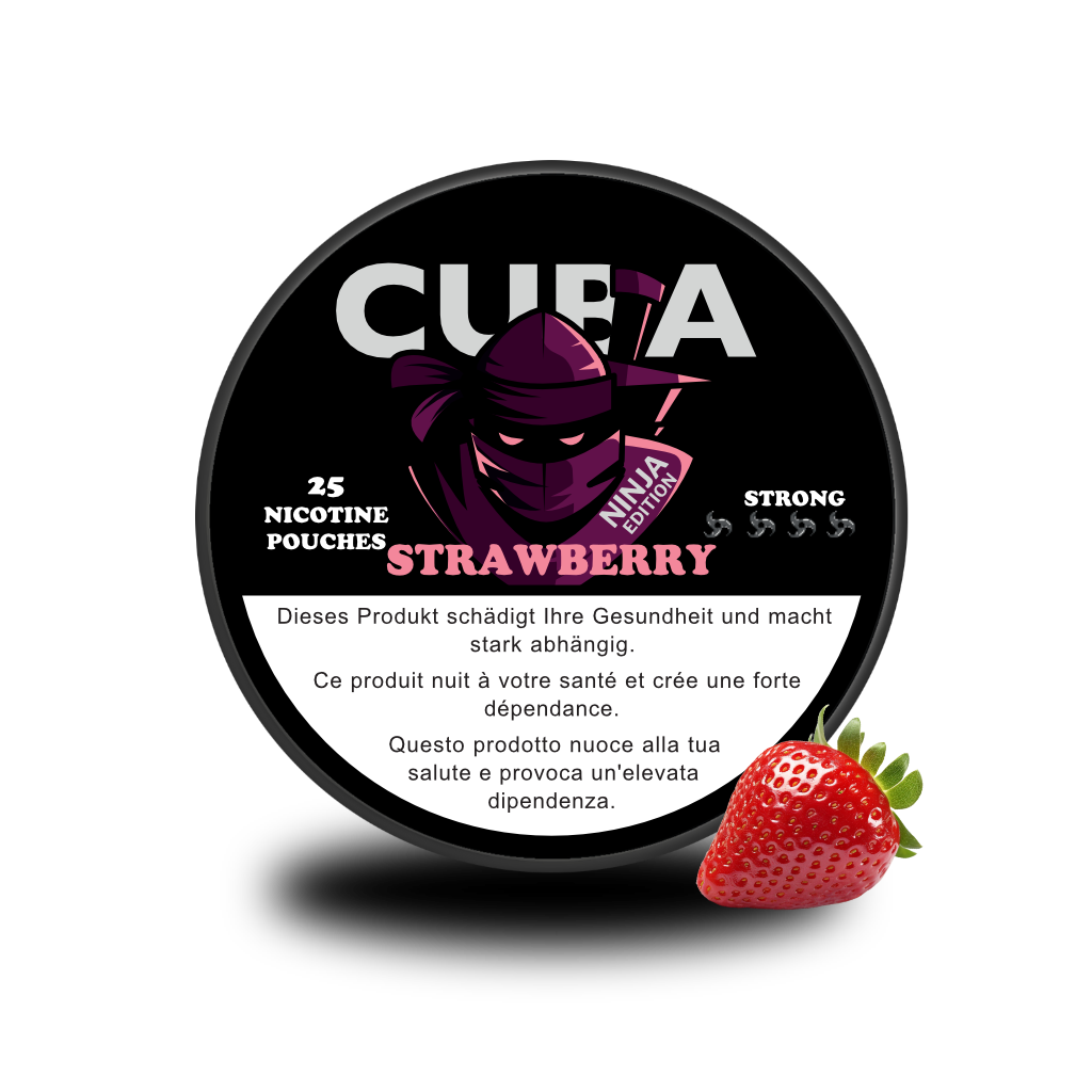 CUBA Ninja Strawberry CUBA Nicopods Slim 30 mg/g