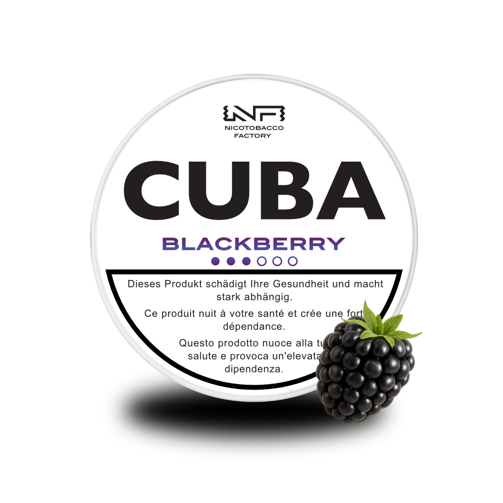 CUBA White Blackberry CUBA Nicopods Slim 16 mg/g