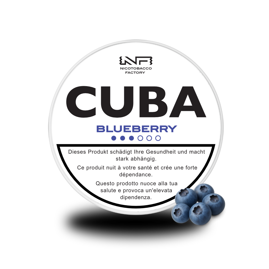 CUBA White Blueberry CUBA Nicopods Slim 16 mg/g