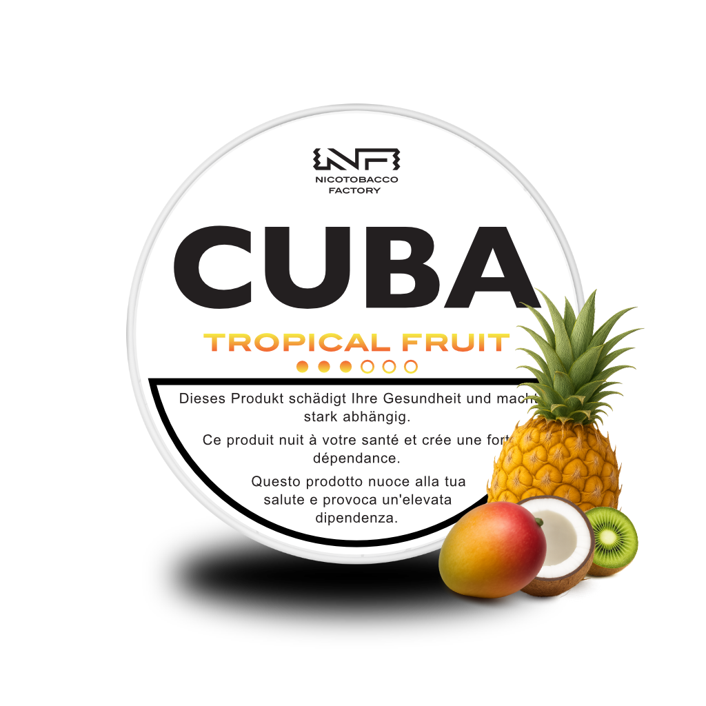 CUBA White Tropical Fruit CUBA Nicopods Slim 16 mg/g