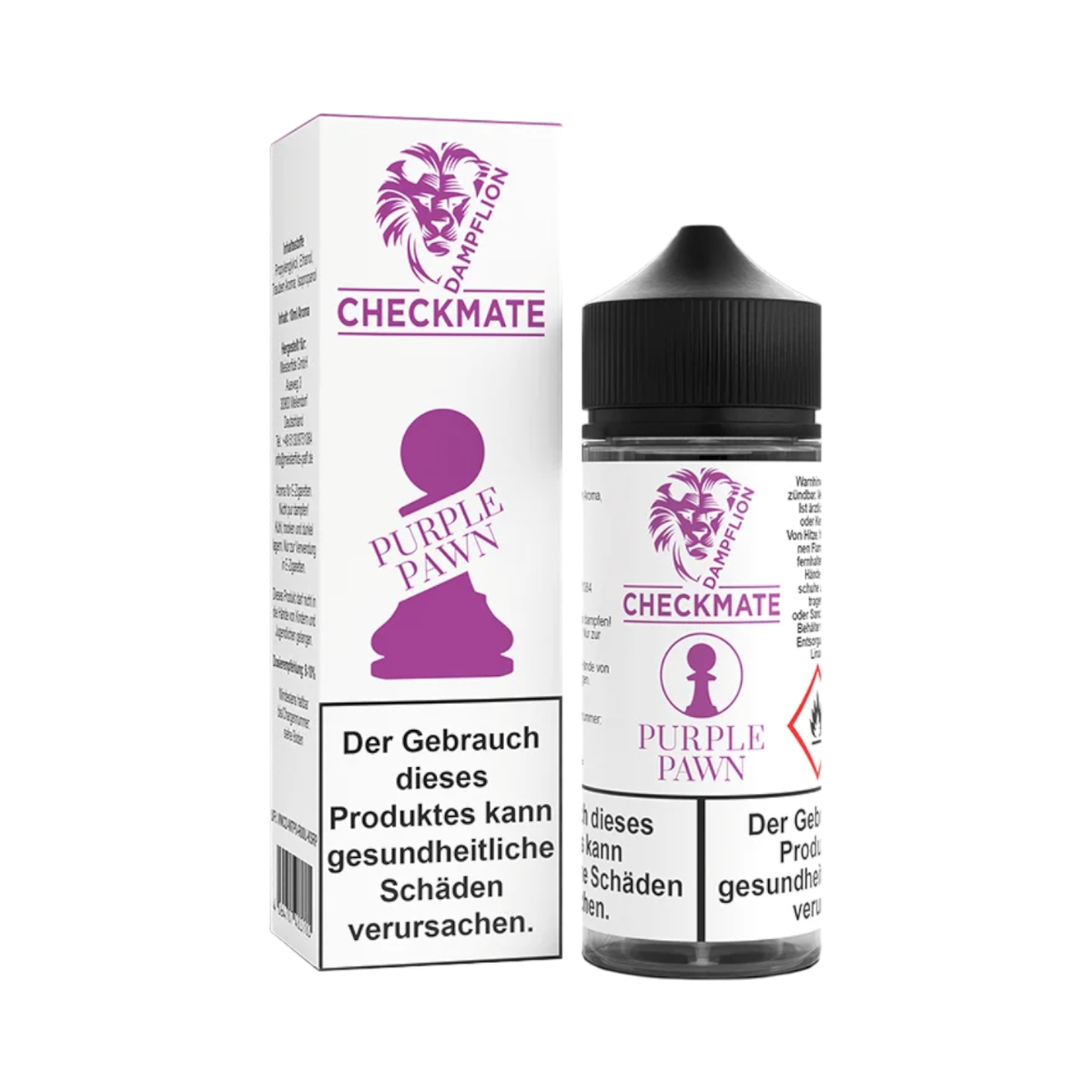 Dampflion Checkmate Purple Pawn 10 ml Longfill Dampflion Longfill Aroma