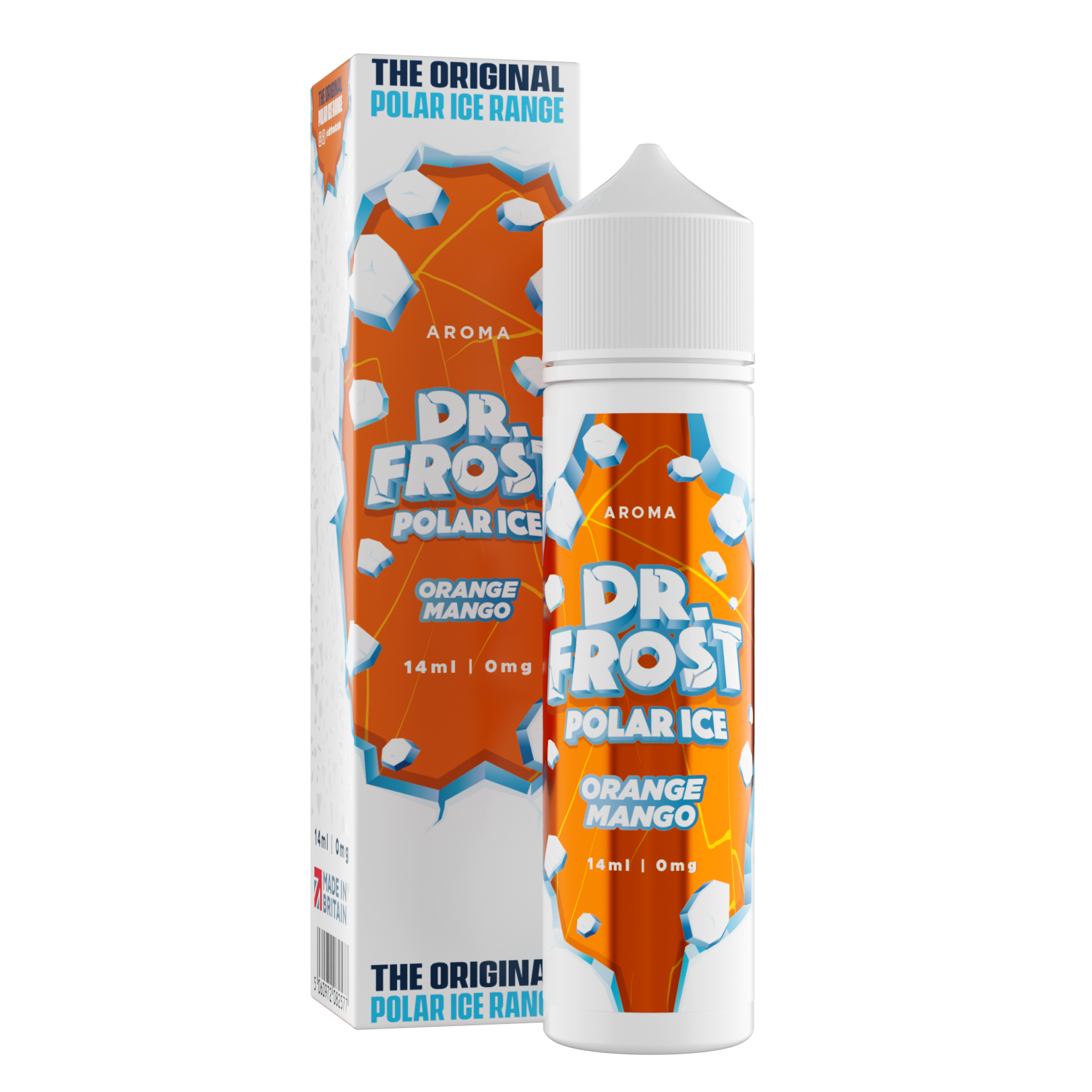 Dr. Frost Polar Ice Orange Mango 60ml Longfill – Dr. Frost Polar Ice Longfill Aroma 14 ml in 60 ml