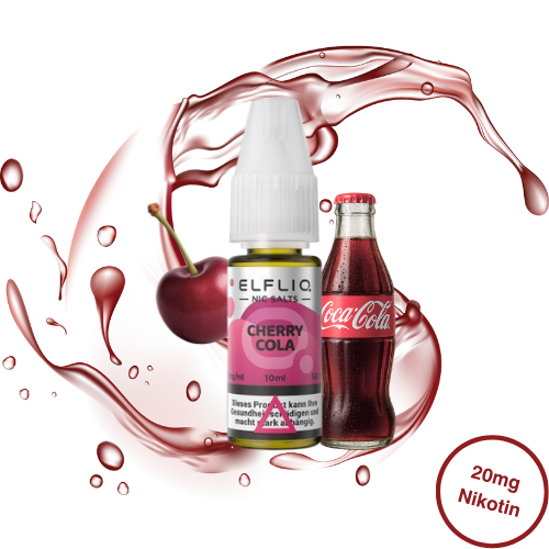 Elfbar ELFLIQ Cherry Cola Nikotinsalz Liquid 20 mg/ml 10 ml