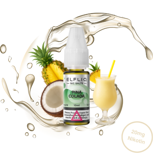 Elfbar ELFLIQ Pina Colada Nikotinsalz Liquid 20 mg/ml 10 ml