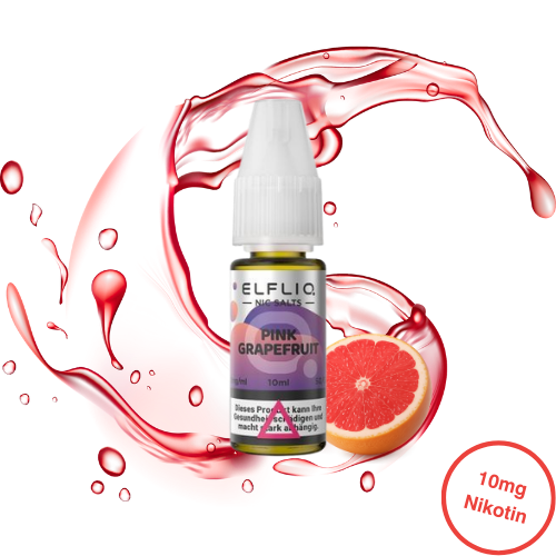 Elfbar ELFLIQ Pink Grapefruit Nikotinsalz Liquid 10 mg/ml 10 ml