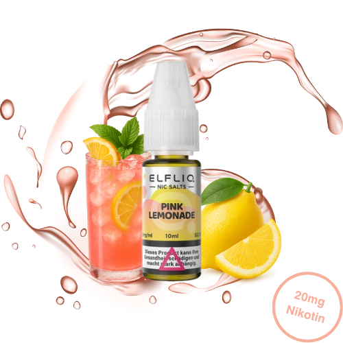 Elfbar ELFLIQ Pink Lemonade Nikotinsalz Liquid 20 mg/ml 10 ml