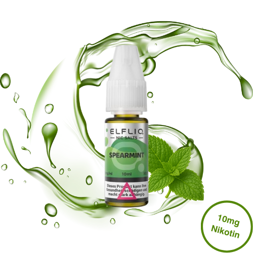 Elfbar ELFLIQ Spearmint Nikotinsalz Liquid 10 mg/ml 10 ml