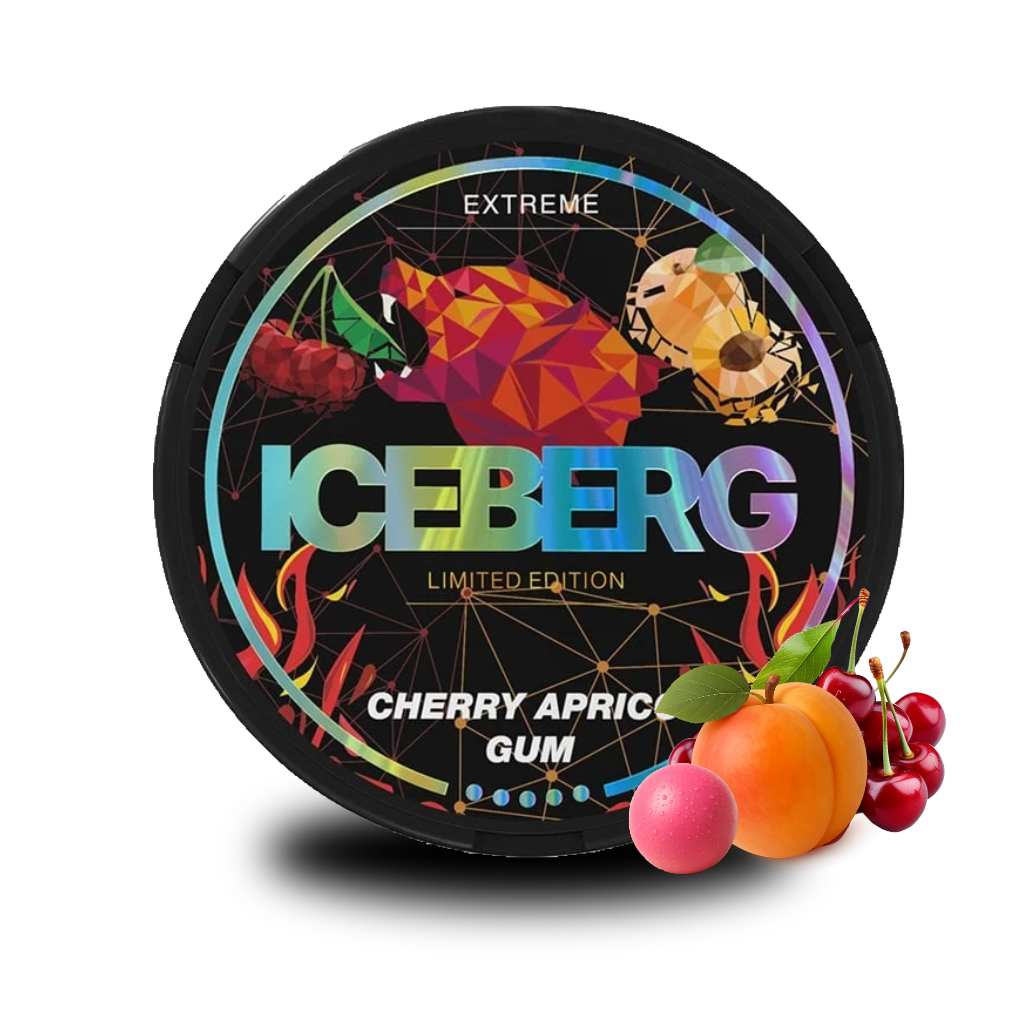 ICEBERG Cherry Apricot Gum ICEBERG Nicopods Slim 50mg/g