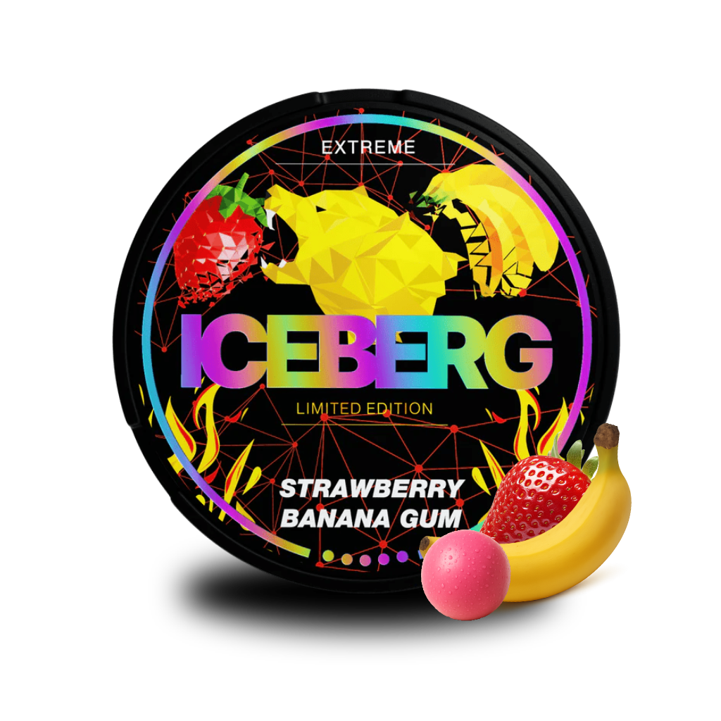 ICEBERG Strawberry Banana Gum ICEBERG Nicopods Slim 50mg/g