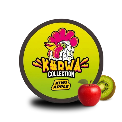 Kurwa Snus Kiwi Apple – tabakfreie KURWA Nikotinbeutel Slim