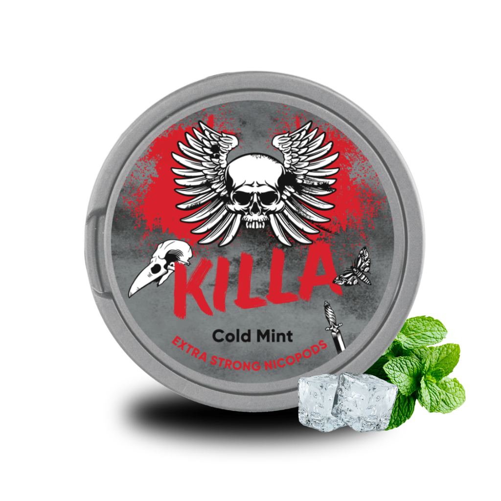 KILLA Cold Mint – KILLA Slim Nicotine Pouches 16.5 mg/g