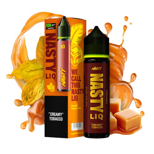 NASTY Shortfill Creamy Tobacco 50ml 0mg E-Liquid