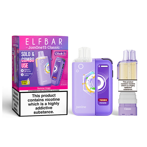 ELFBAR JOIN ONE 15 CLASSIC Starter Kit Summer Grape 20mg
