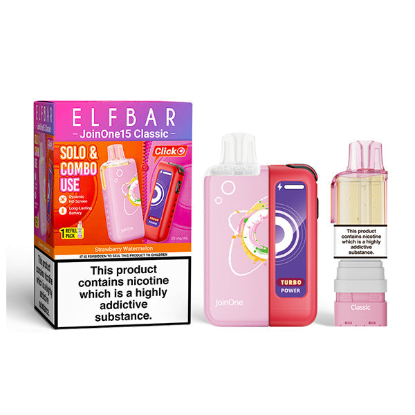 ELFBAR JOIN ONE 15 CLASSIC Starter Kit Strawberry Watermelon 20mg