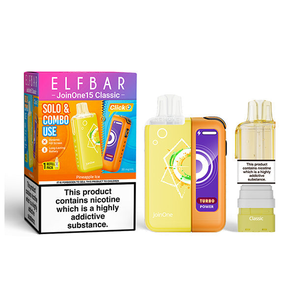 ELFBAR JOIN ONE 15 CLASSIC Starter Kit Pineapple Ice 20mg