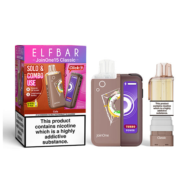 ELFBAR JOIN ONE 15 CLASSIC Starter Kit Cola 20mg