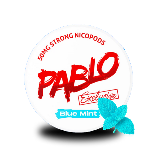 PABLO Exclusive Blue Mint - PABLO tabakfreie Nicopods Slim 50 mg/g