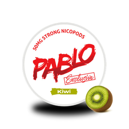 PABLO Exclusive Kiwi - PABLO tabakfreie Nicopods Slim 50 mg/g
