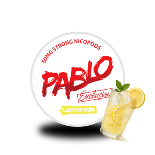 PABLO Exclusive Lemonade - PABLO tabakfreie Nicopods Slim 50 mg/g