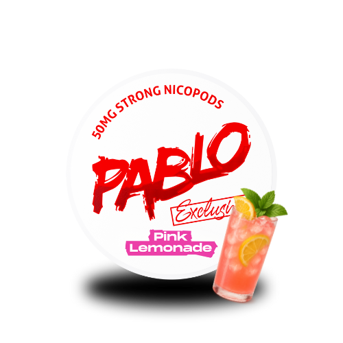 PABLO Exclusive Pink Lemonade - PABLO tabakfreie Nicopods Slim 50 mg/g