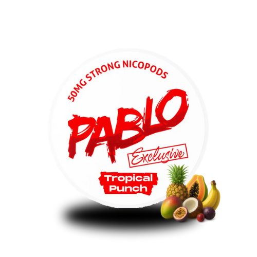 PABLO Exclusive Tropical Punch - PABLO tabakfreie Nicopods Slim 50 mg/g