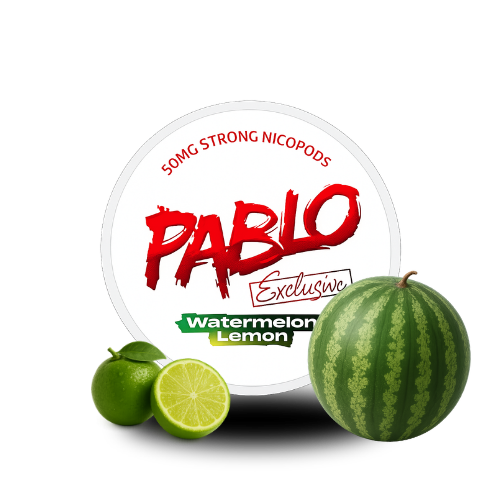 PABLO Exclusive Watermelon Lemon - PABLO tabakfreie Nicopods Slim 50 mg/g