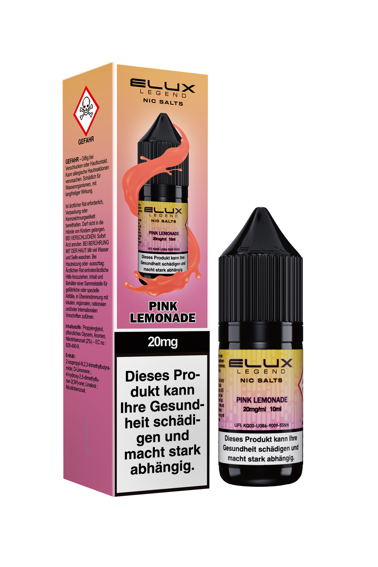 Elux Nic Salt Pink Lemonade (20 mg/ml)