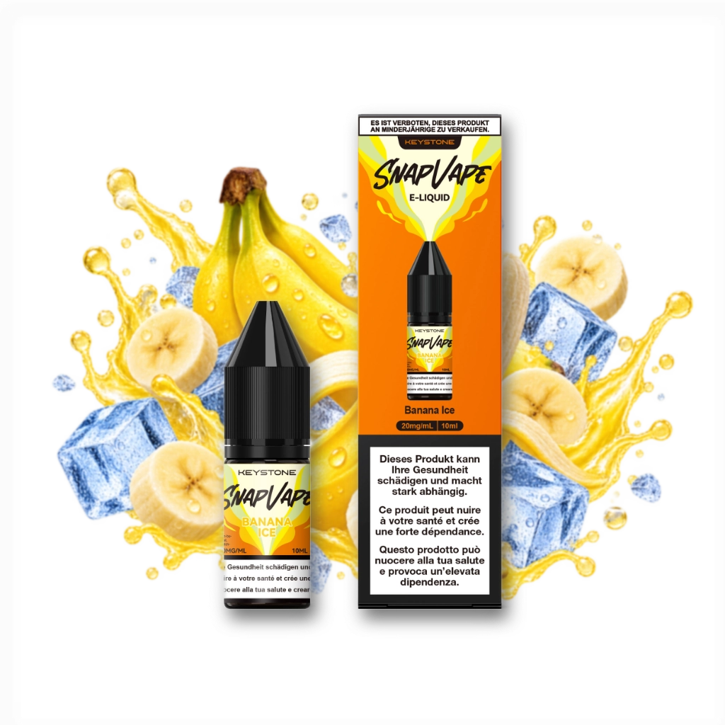 SnapVape | E-Liquid | Banana Ice (20mg/ml)