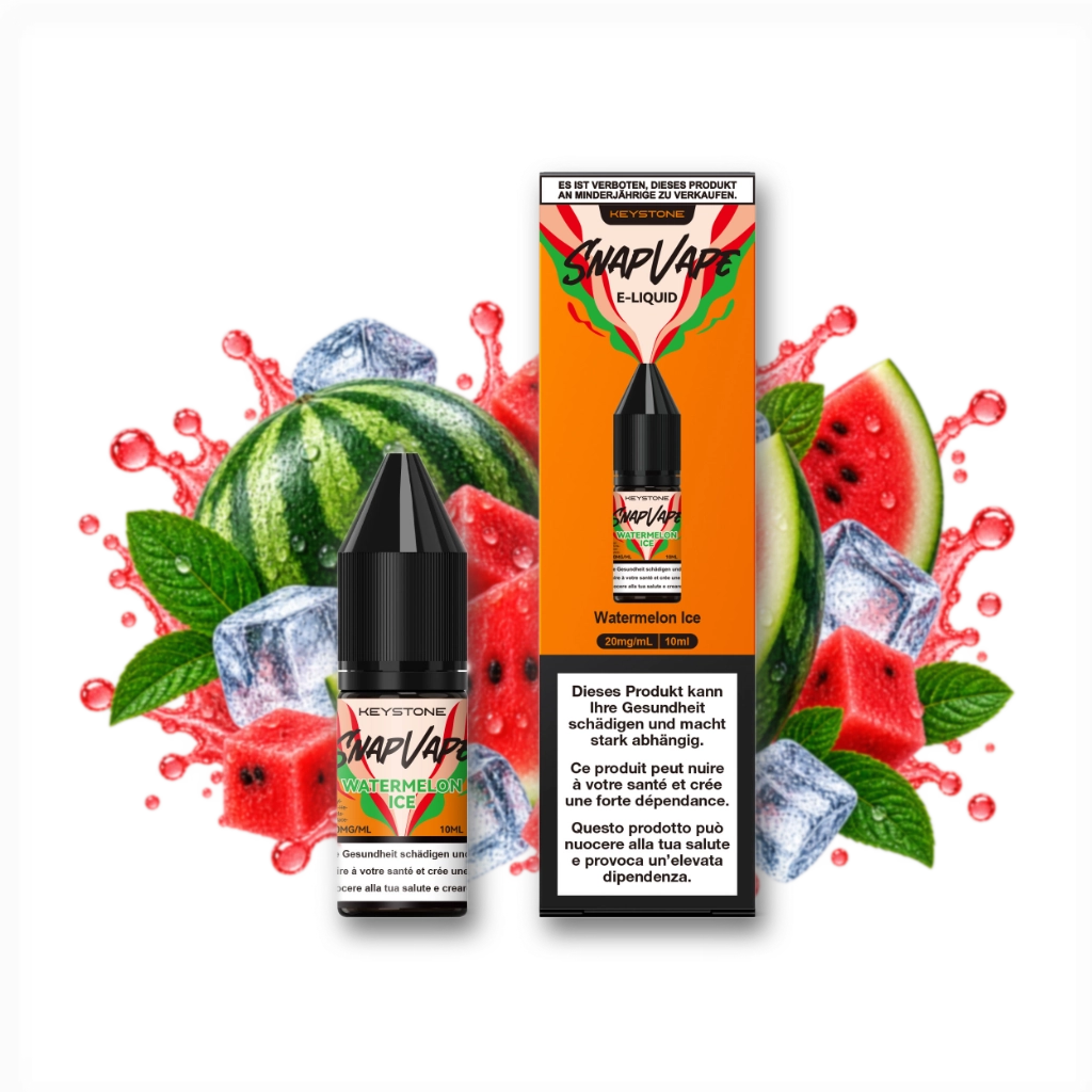 SnapVape | E-Liquid | Watermelon Ice (20mg/ml)