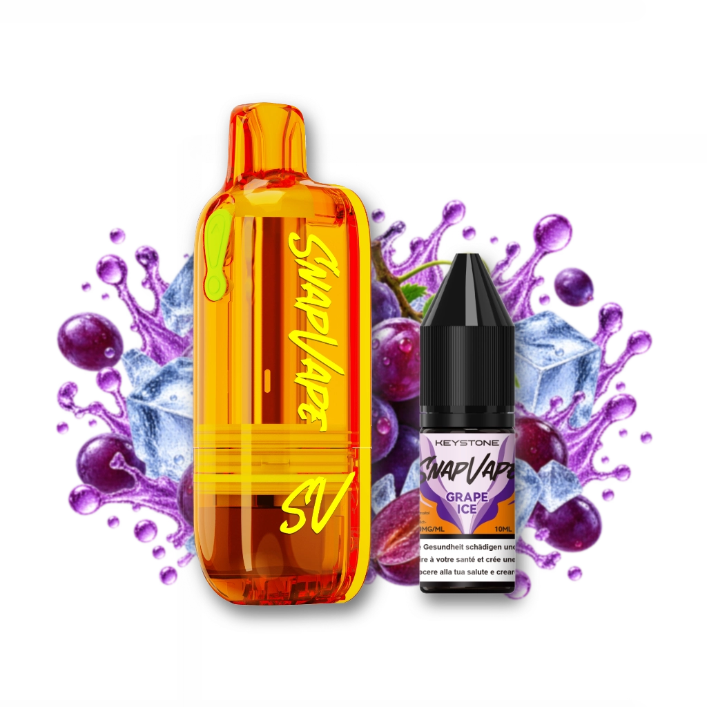 SnapVape | Leerpod + Grape Ice (20mg/ml)