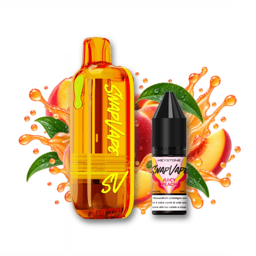 SnapVape | Leerpod + Juicy Peach (20mg/ml)