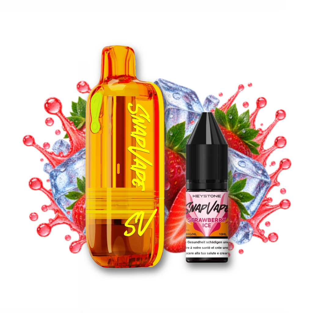 SnapVape | Leerpod + Strawberry Ice (20mg/ml)
