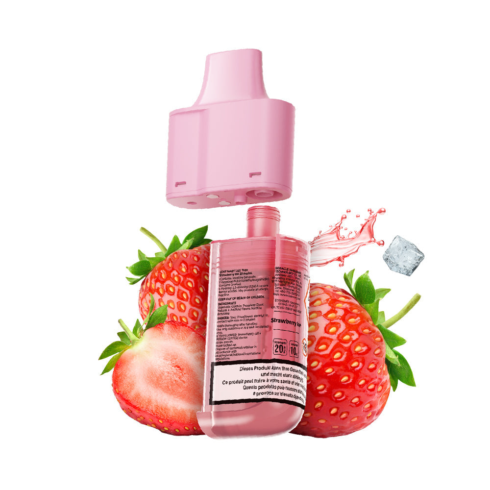Lost Mary LUX 7000 Pod Strawberry Ice – 20 mg/ml, 12 ml, 0.8 Ohm Mesh Coil
