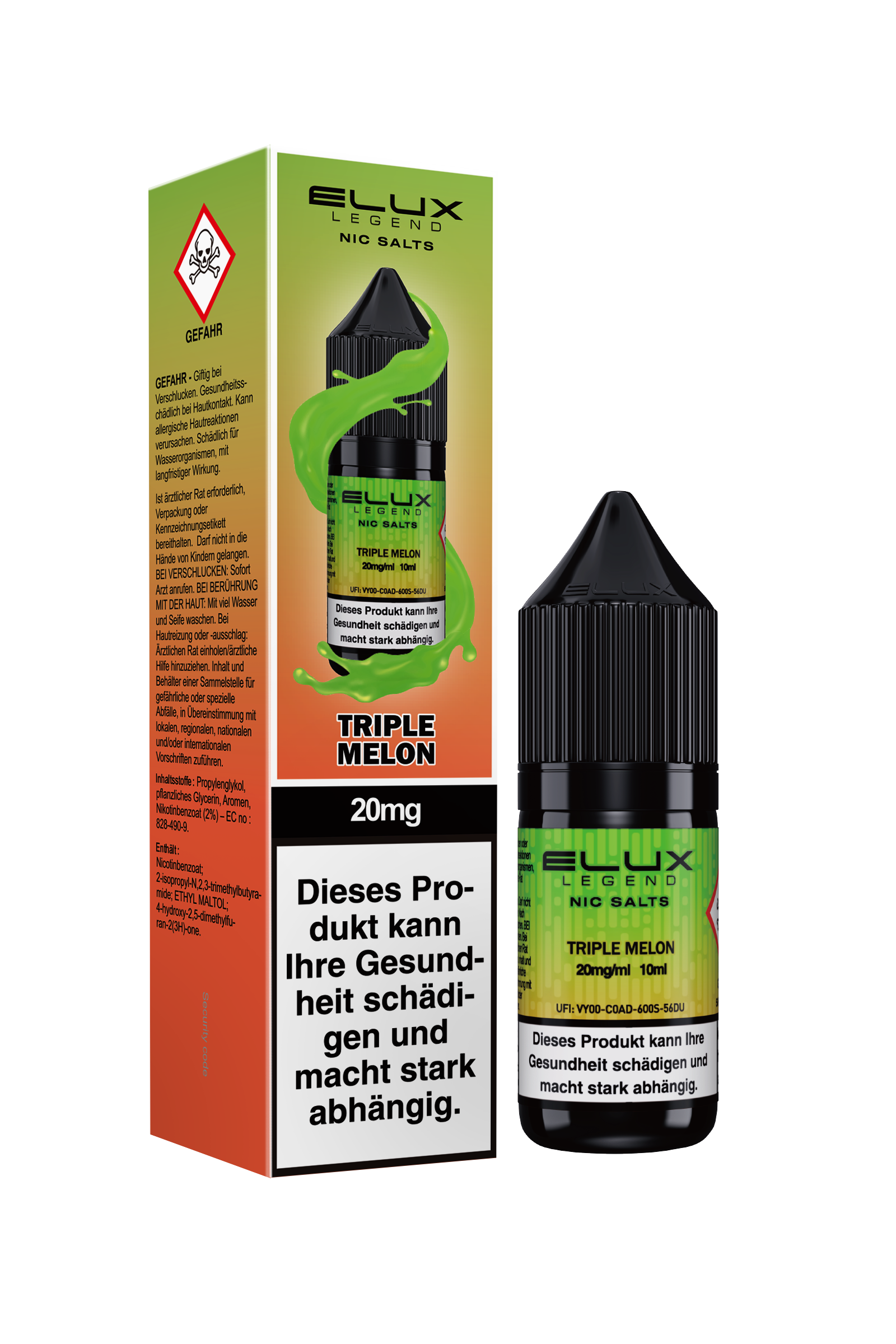 Elux Nic Salt Triple Melon (20 mg/ml)