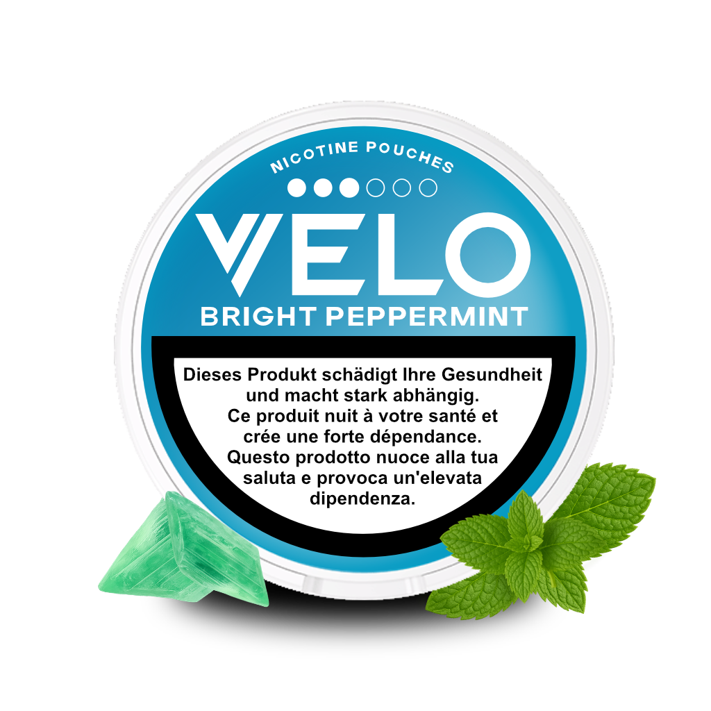 Velo Bright Peppermint VELO Nicotine Pouches Schweiz