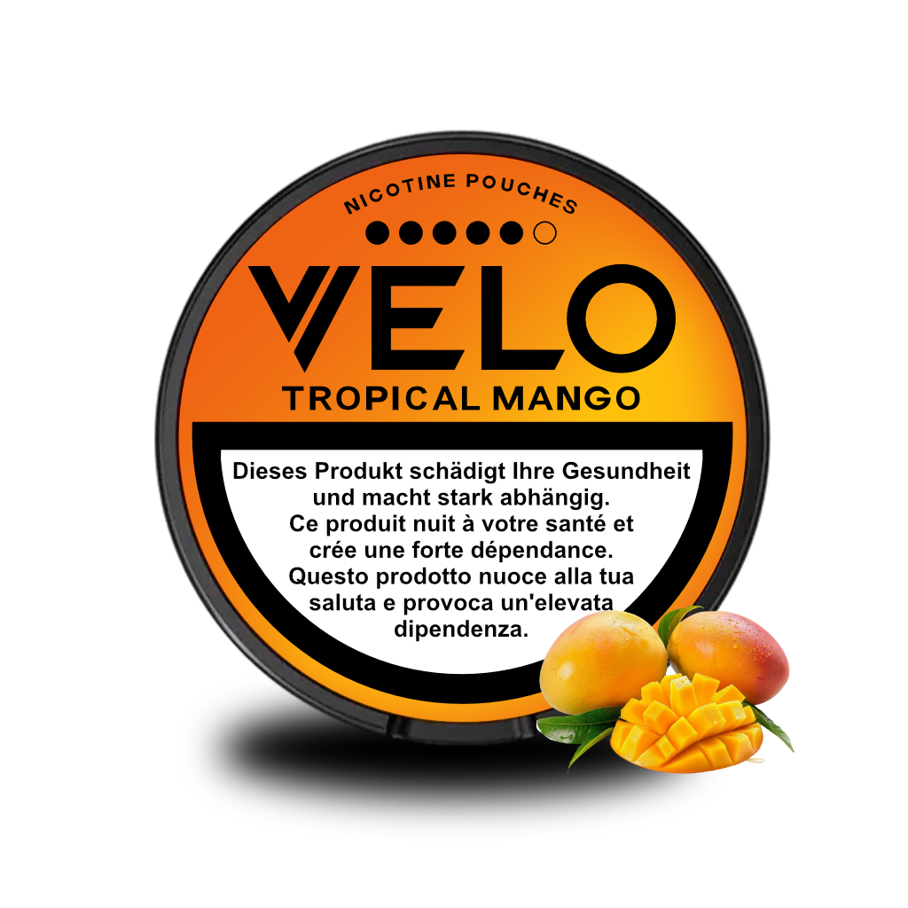 Velo Tropical Mango High Nicotine VELO Nicotine Pouches Schweiz