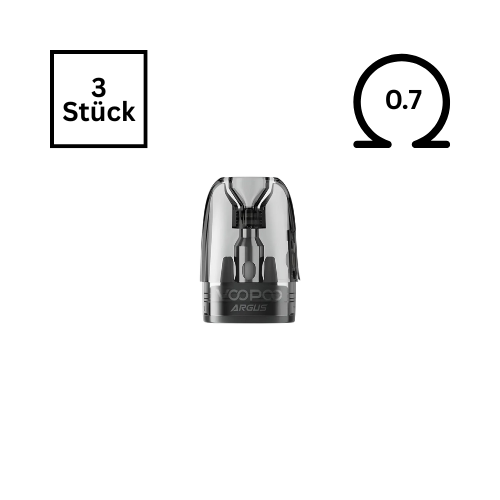 Voopoo Argus Top Fill Pods 3ml / 0.7Ω – VOOPOO ARGUS Ersatzpod 3 ml