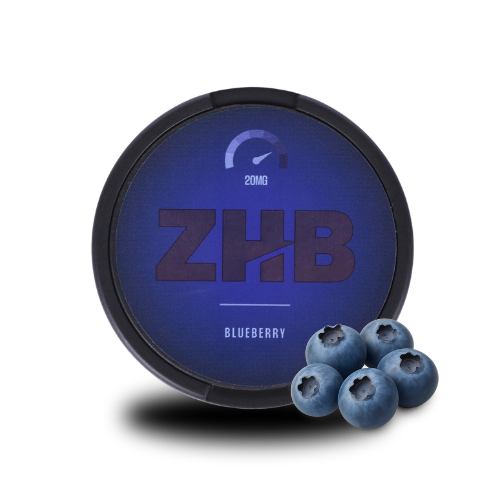 ZHB Snus Blueberry 20mg - ZHB Blueberry Nicotine Pouches