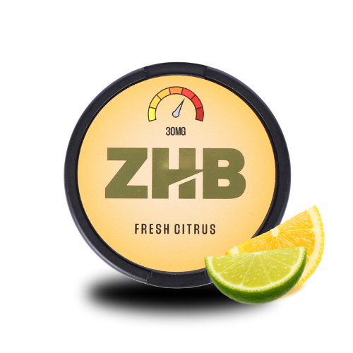 ZHB Snus Fresh Citrus 30mg - ZHB Fresh Citrus Nicotine Pouches