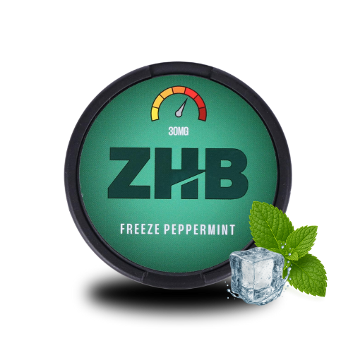 ZHB Snus Freezing Peppermint 30mg - ZHB Freezing Peppermint Nicotine Pouches